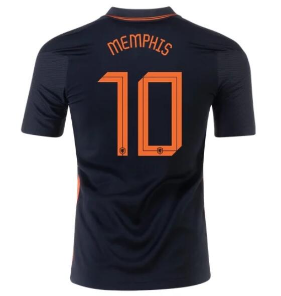 2020 EURO Netherlands Away Kit Soccer Jersey MEMPHIS DEPAY 10